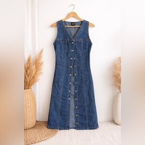 GAP Denim Button-Down Dress